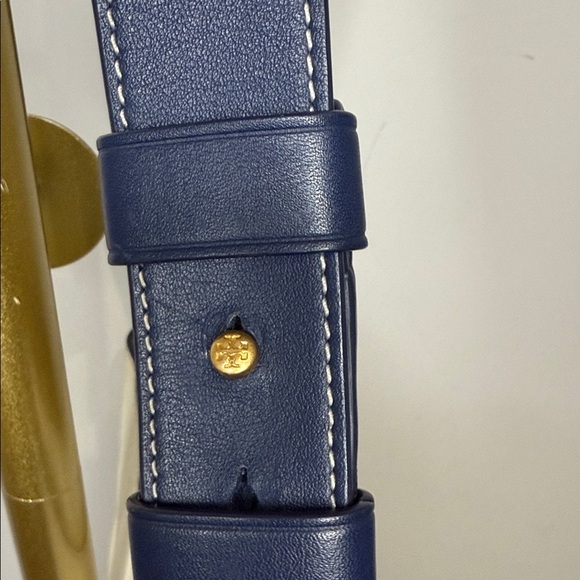 Tory Burch Pebbled Leather Tote – Neutral Colorblock – Shoulder Bag - Picture 7 of 15